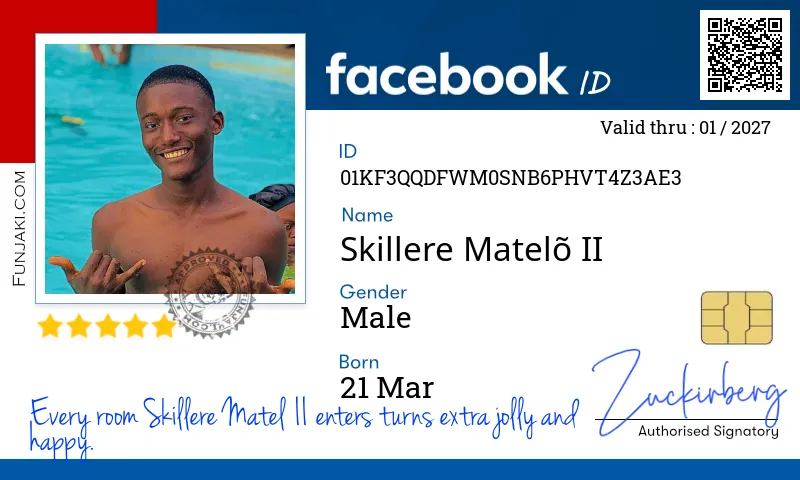 Facebook ID Card