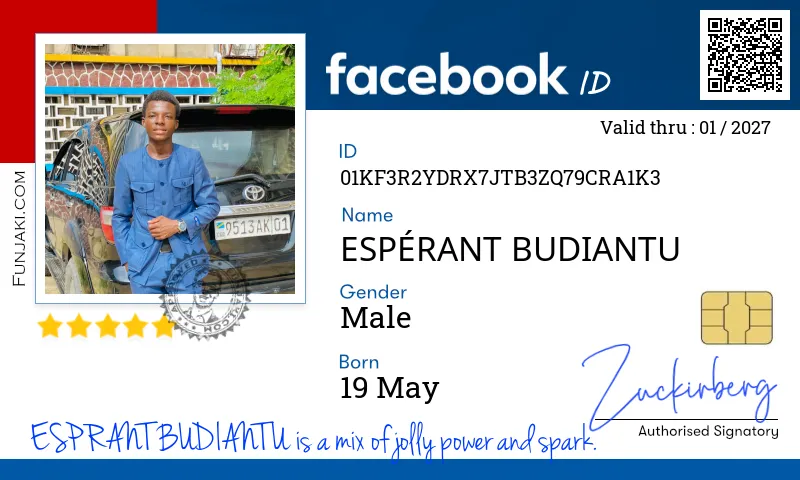 Facebook ID Card