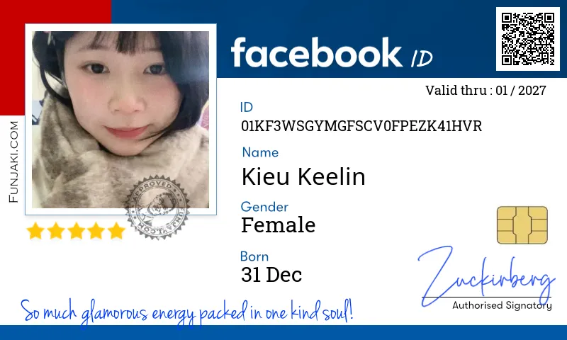 Facebook ID Card