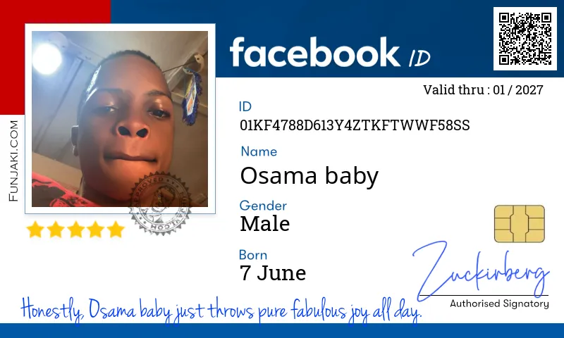 Facebook ID Card