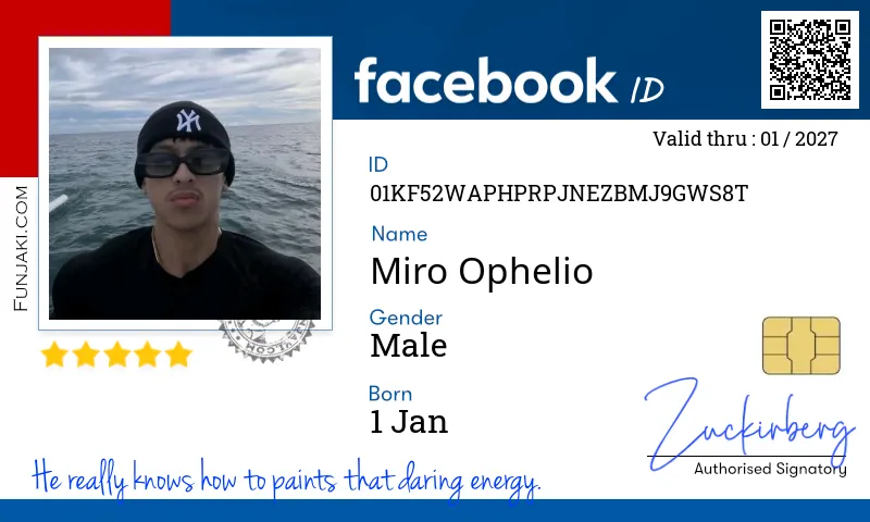 Facebook ID Card