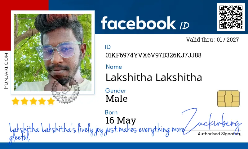 Facebook ID Card