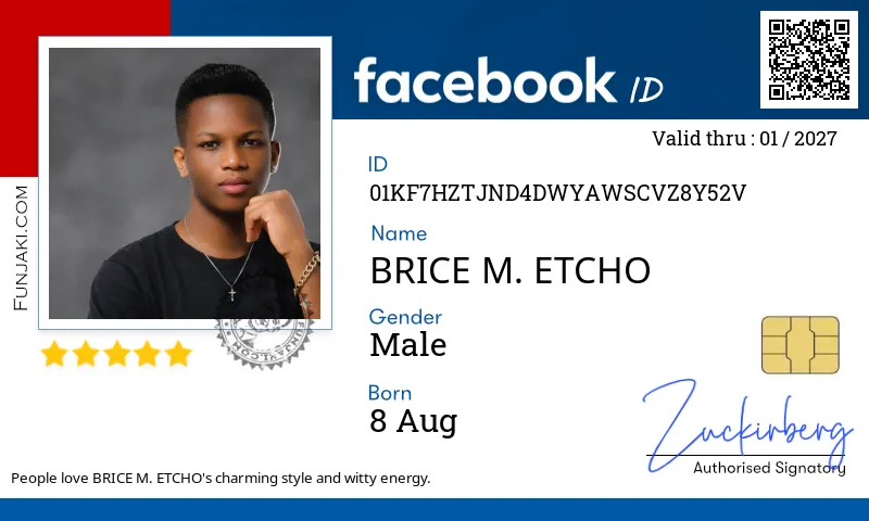 Facebook ID Card