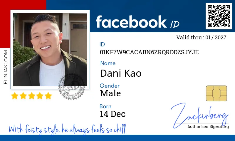 Facebook ID Card