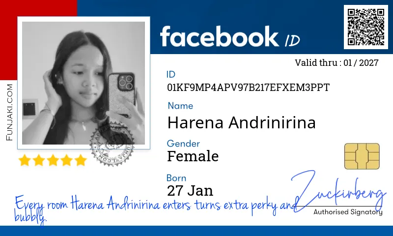 Facebook ID Card