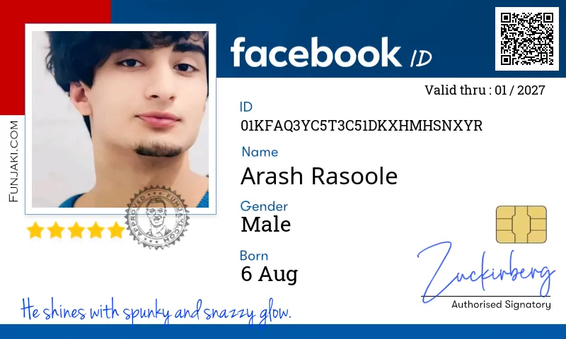 Facebook ID Card