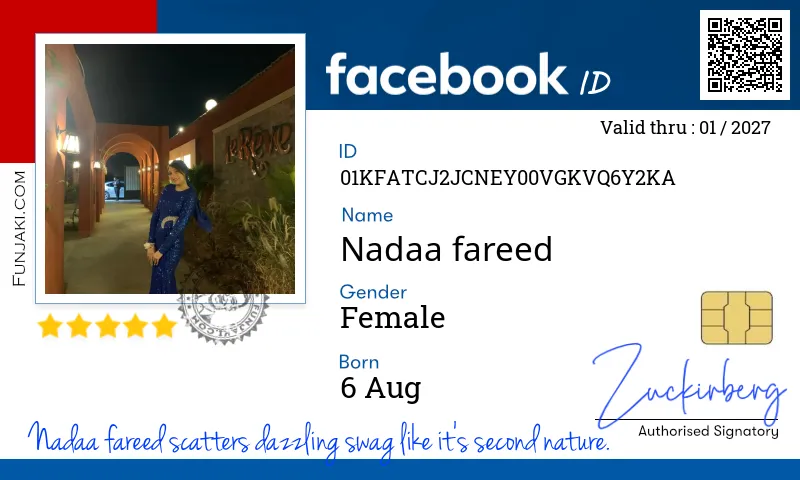 Facebook ID Card