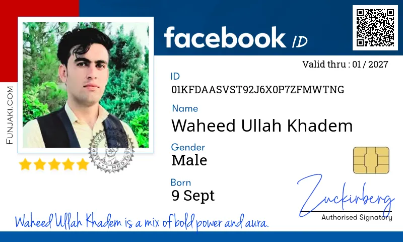 Facebook ID Card