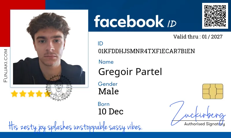 Facebook ID Card