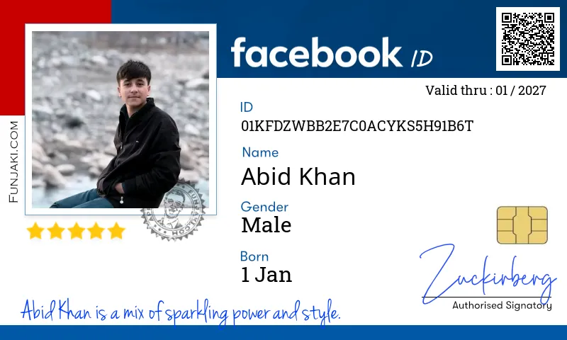 Facebook ID Card