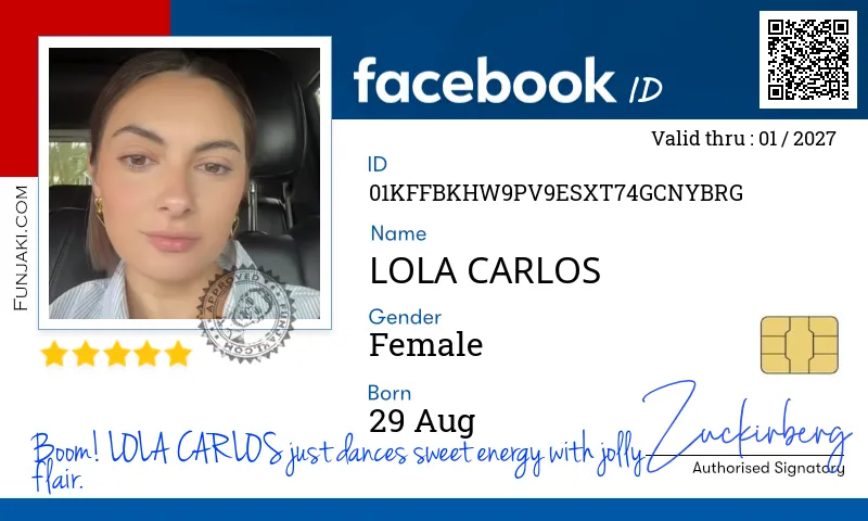 Facebook ID Card