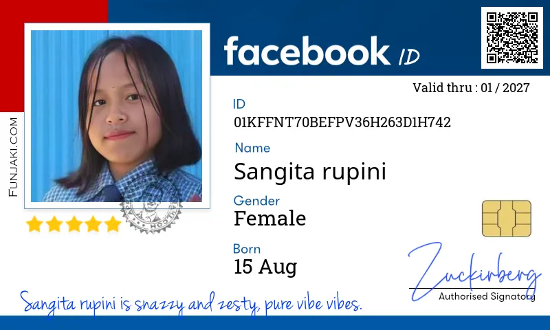Facebook ID Card