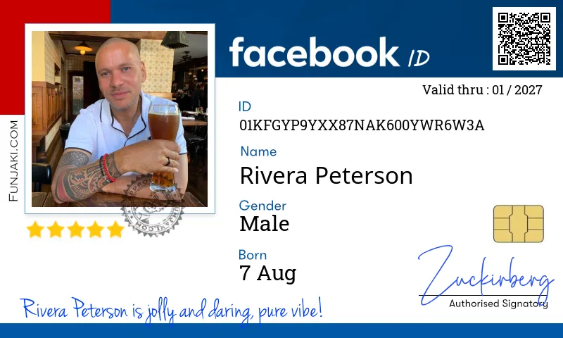 Facebook ID Card
