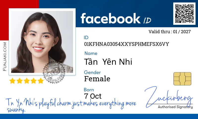 Facebook ID Card