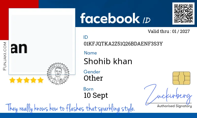Facebook ID Card
