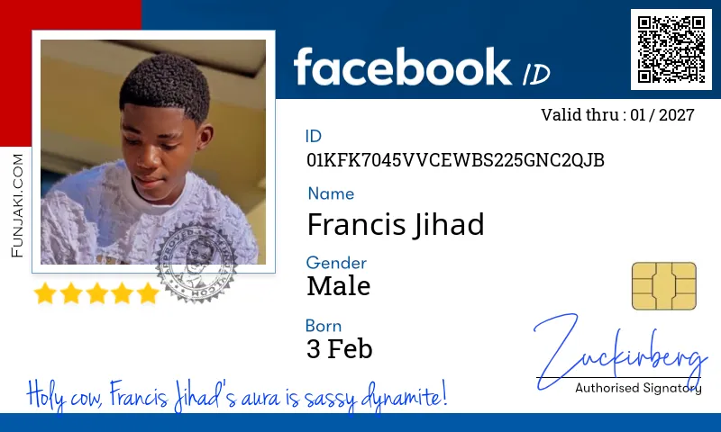 Facebook ID Card