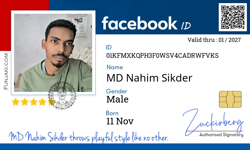 Facebook ID Card