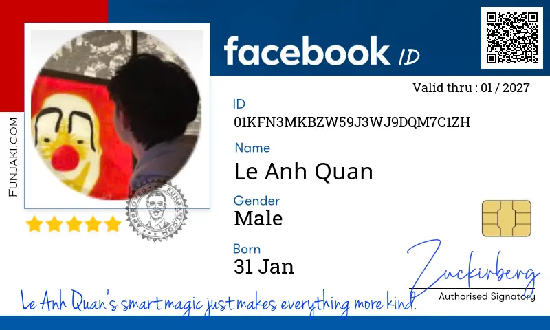 Facebook ID Card