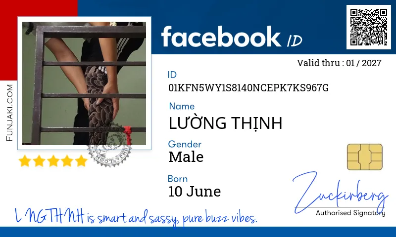 Facebook ID Card