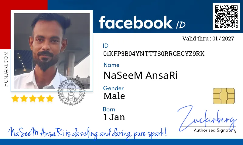 Facebook ID Card