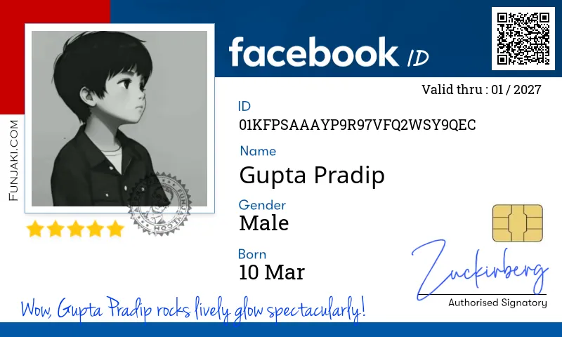 Facebook ID Card