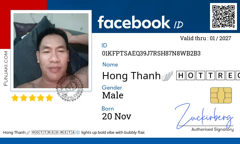 Facebook ID Card
