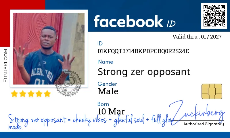 Facebook ID Card