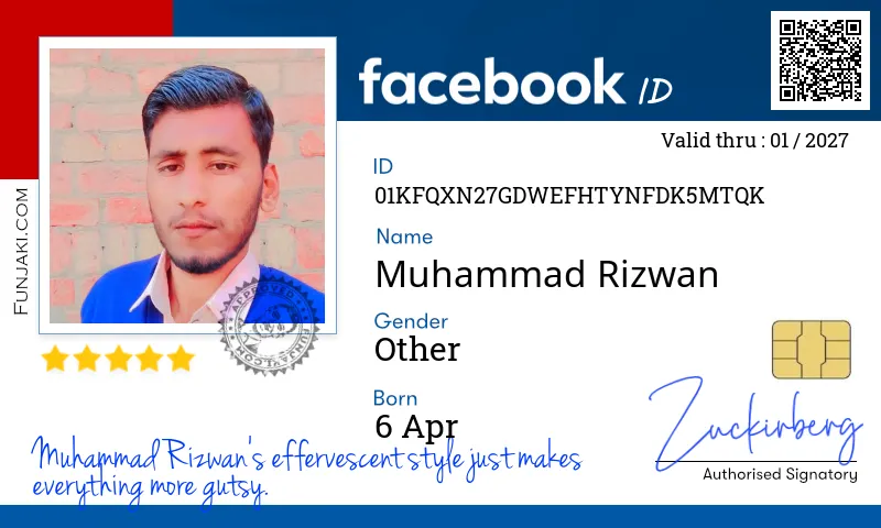 Facebook ID Card