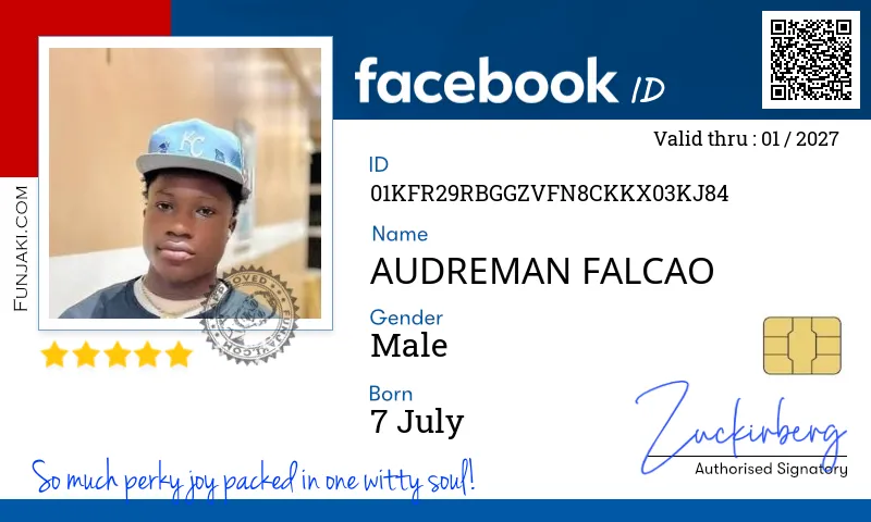 Facebook ID Card