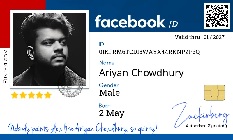 Facebook ID Card