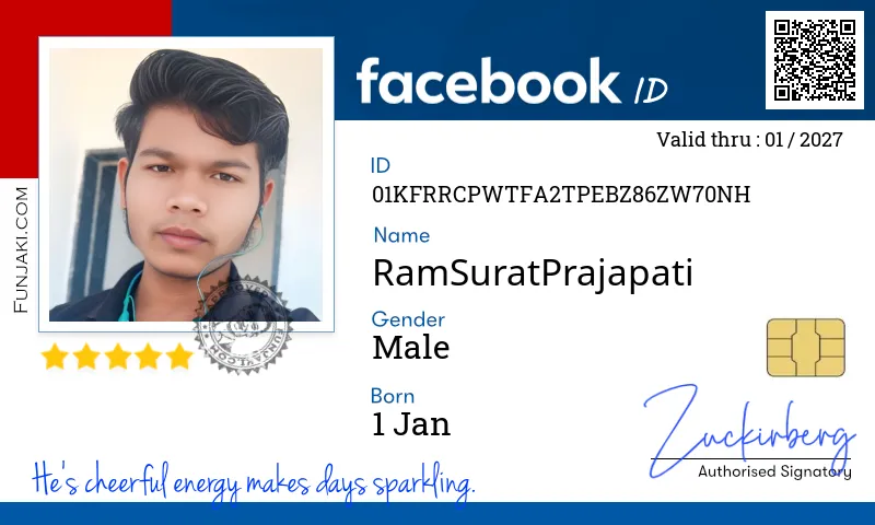 Facebook ID Card