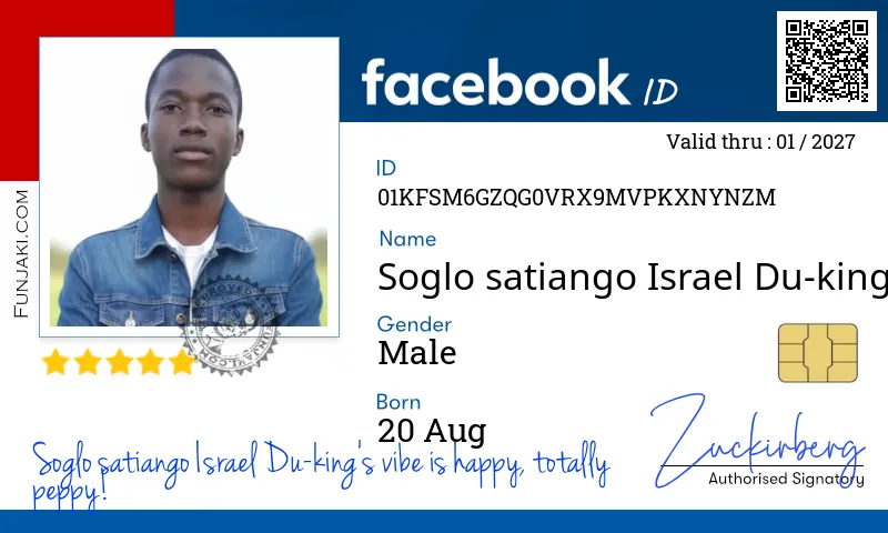 Facebook ID Card