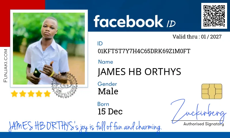 Facebook ID Card
