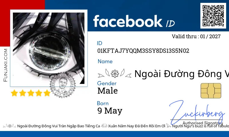 Facebook ID Card