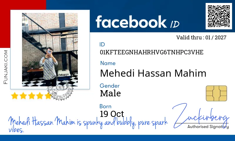 Facebook ID Card