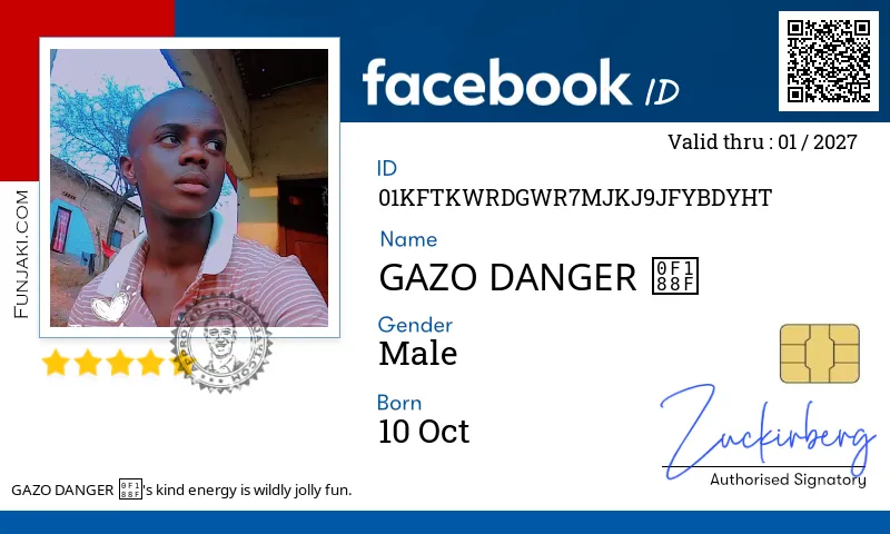 Facebook ID Card