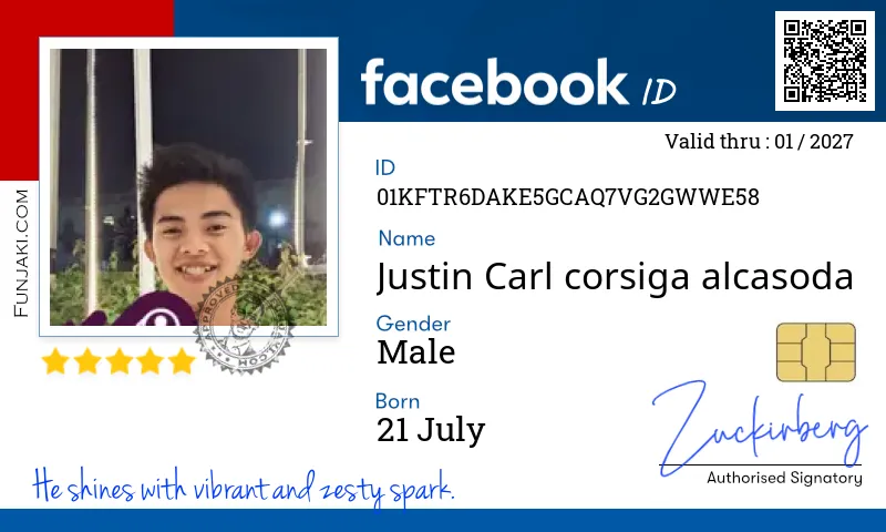 Facebook ID Card