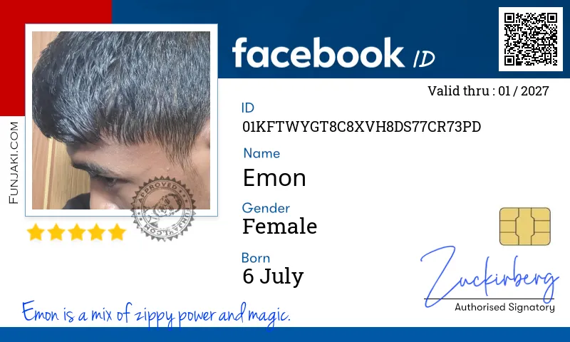 Facebook ID Card
