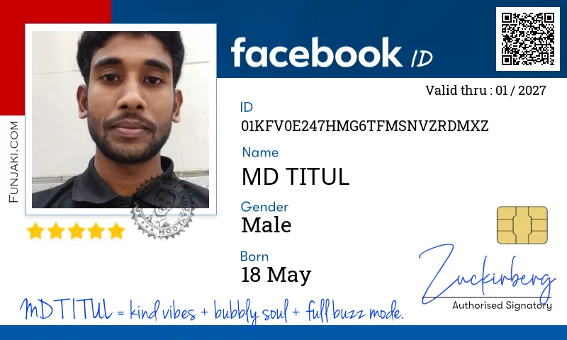 Facebook ID Card