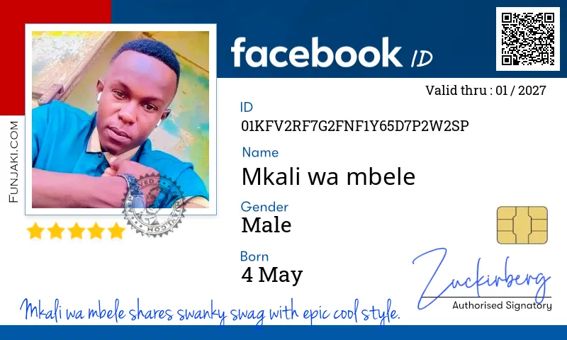 Facebook ID Card