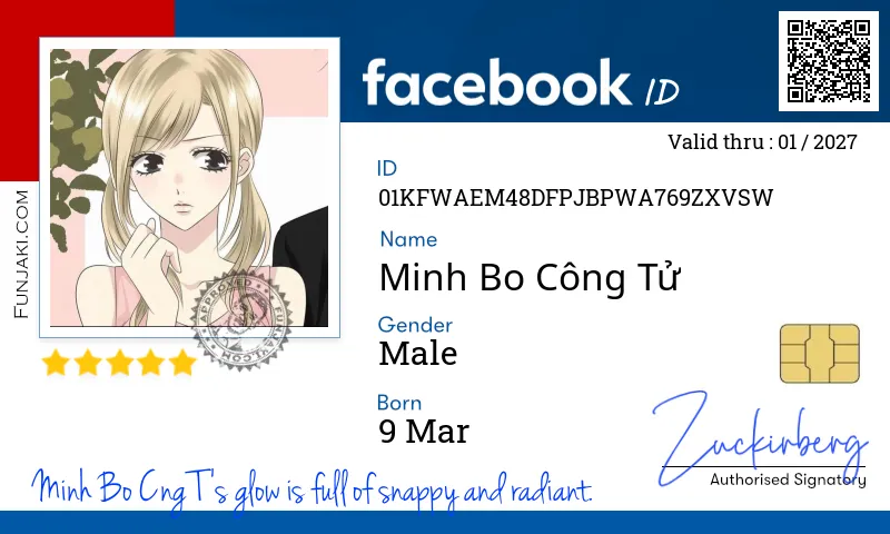 Facebook ID Card