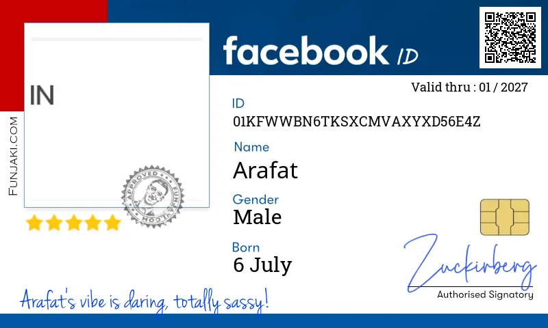 Facebook ID Card