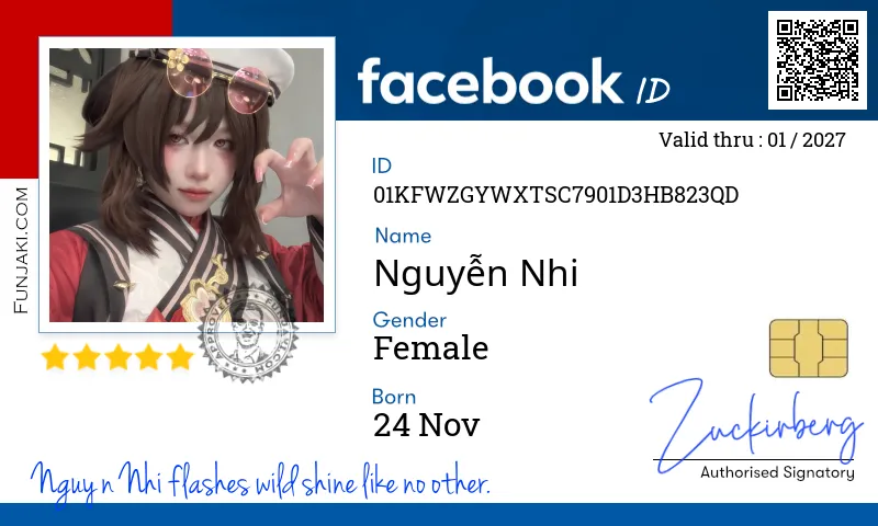Facebook ID Card