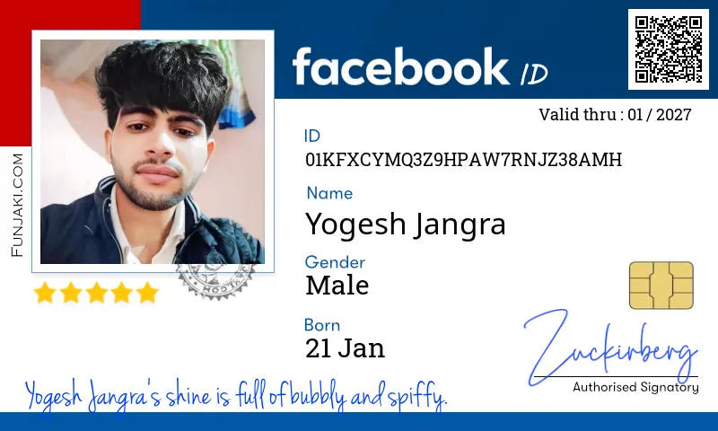 Facebook ID Card