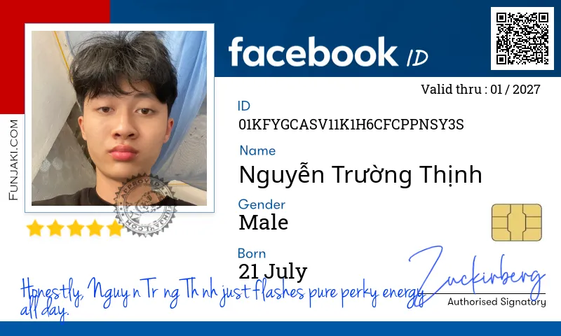 Facebook ID Card