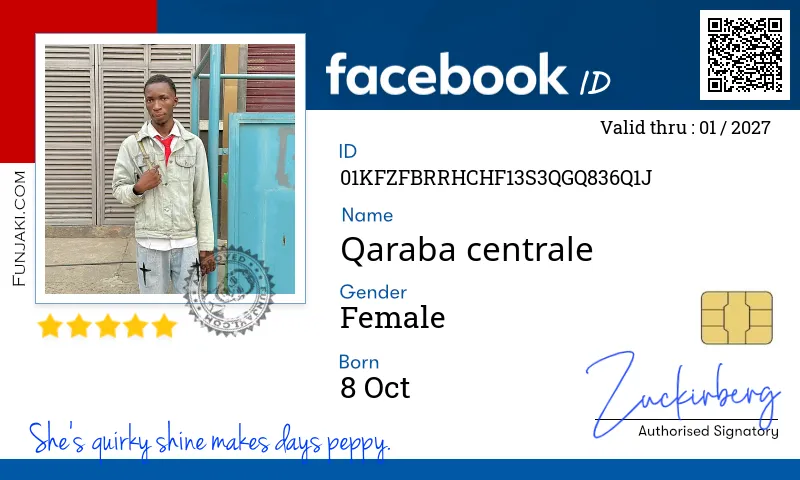 Facebook ID Card