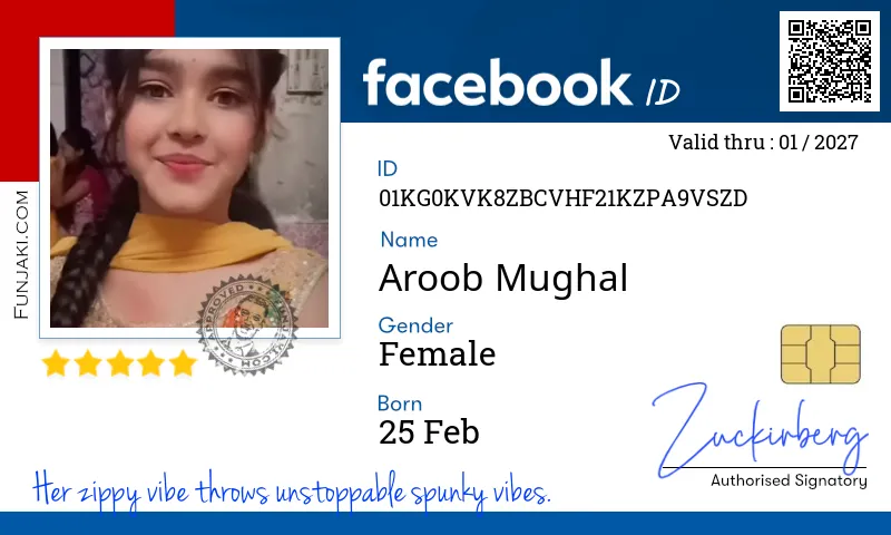 Facebook ID Card