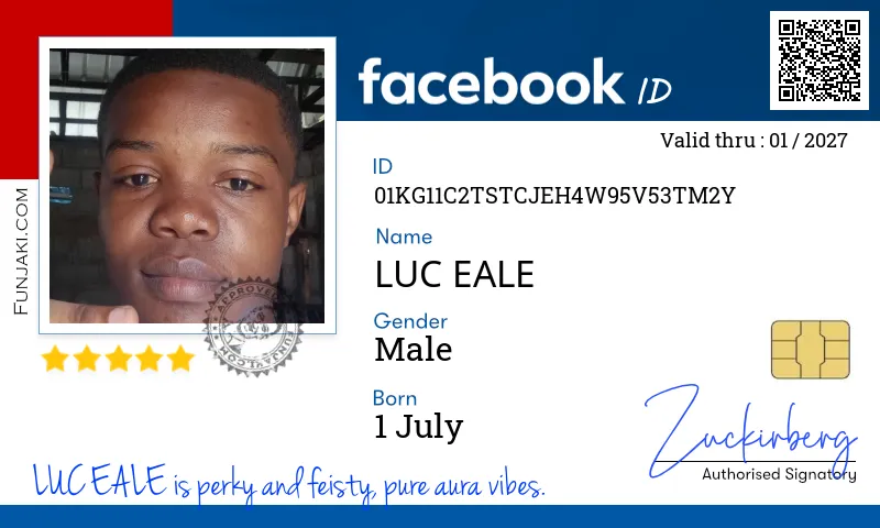 Facebook ID Card