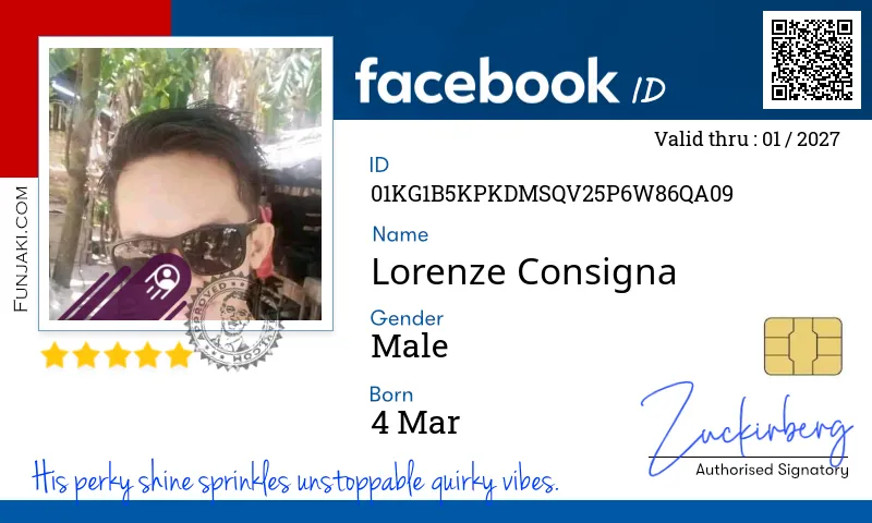 Facebook ID Card