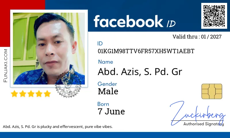 Facebook ID Card